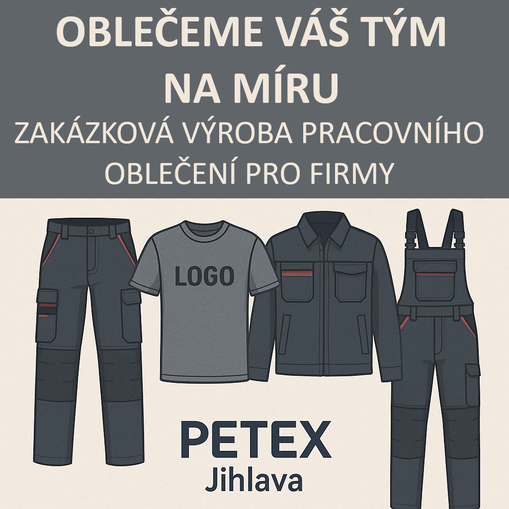 Pracovní oděvy na míru pro firmy i živnostníky