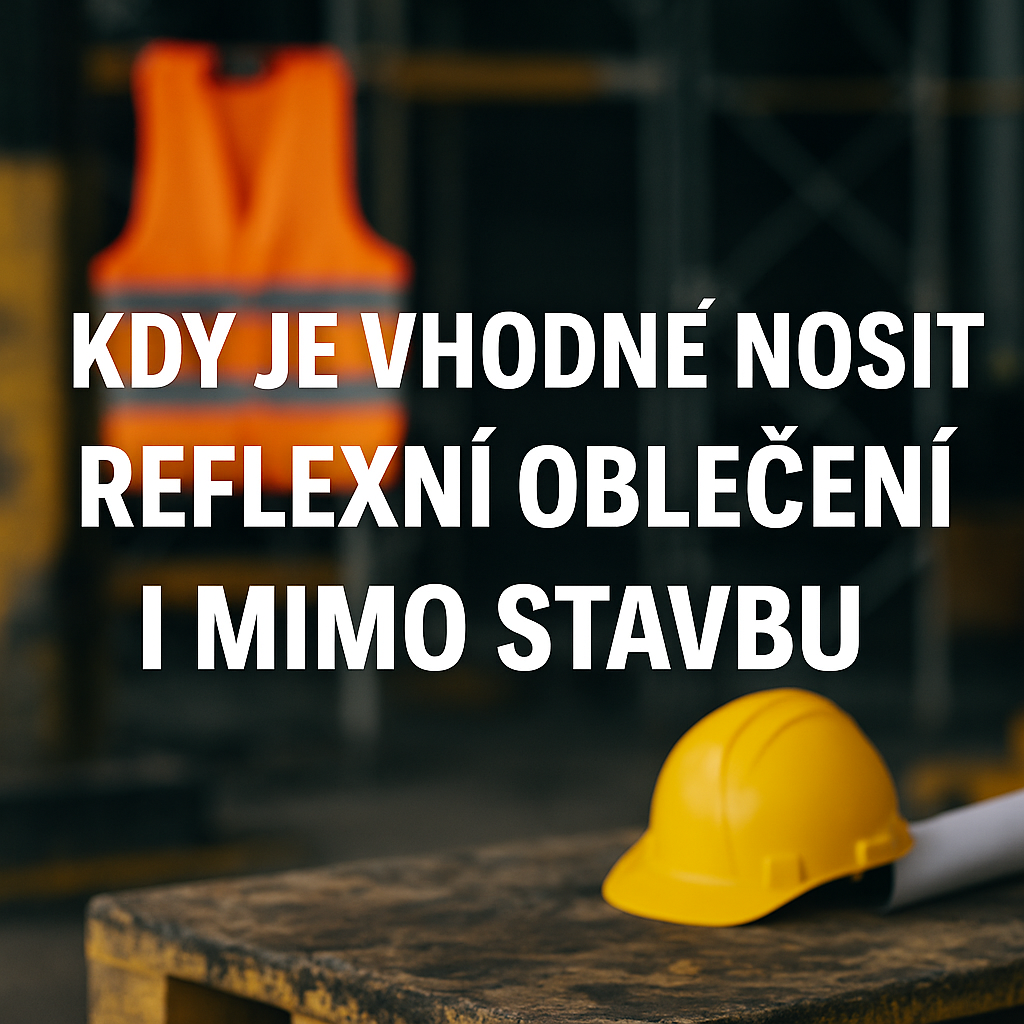 Kdy je vhodné nosit reflexní oblečení i mimo stavbu