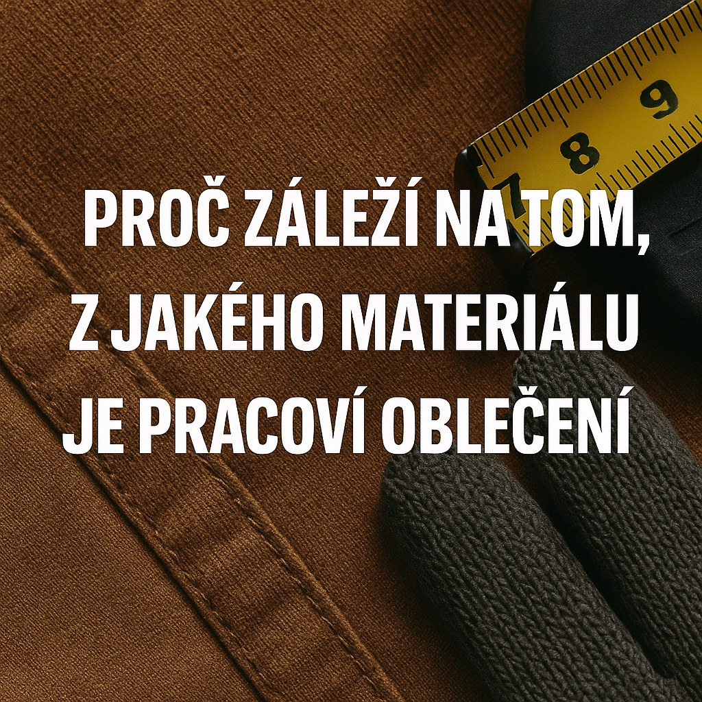 Proč záleží na tom, z jakého materiálu je pracovní oblečení