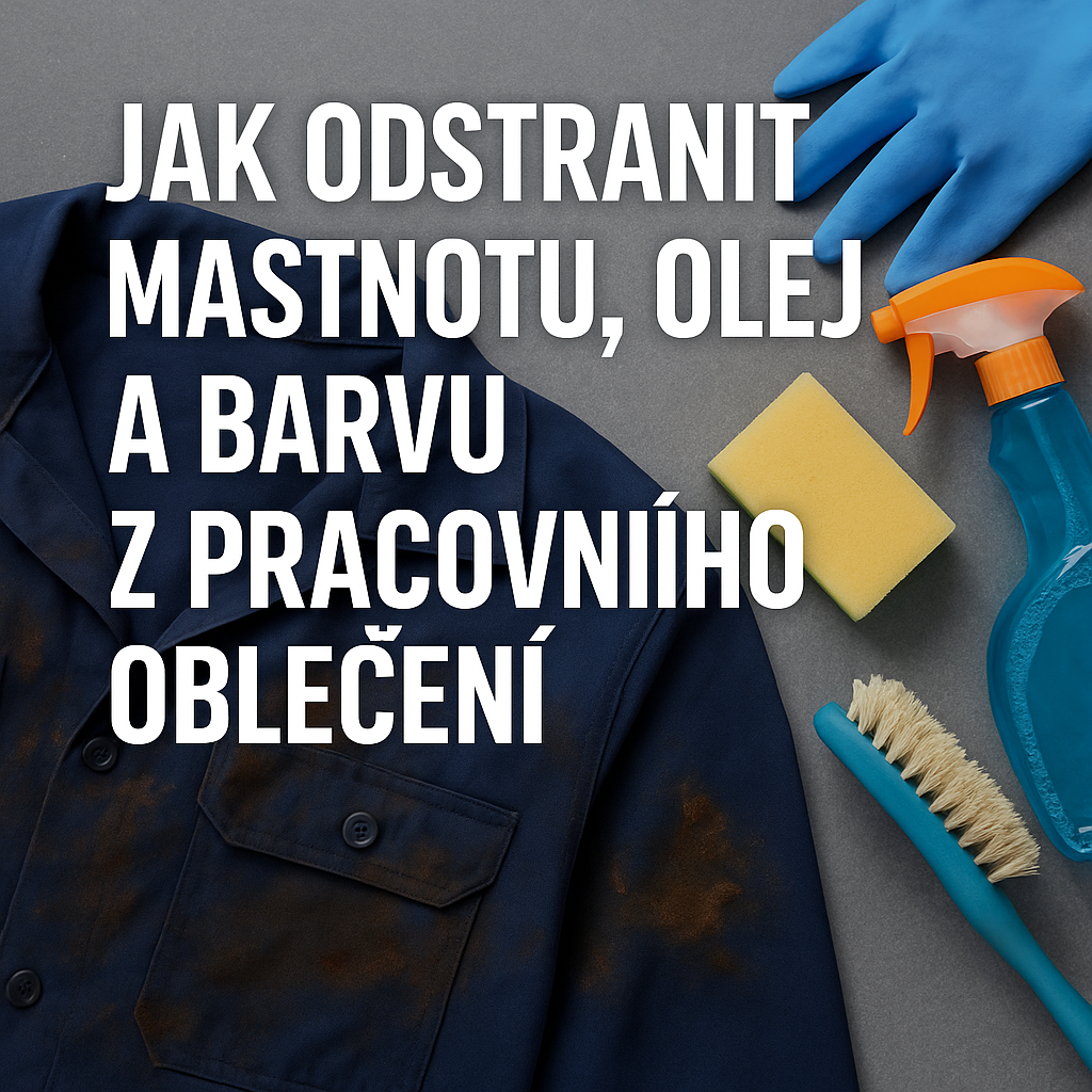Jak odstranit mastnotu, olej a barvu z pracovního oblečení