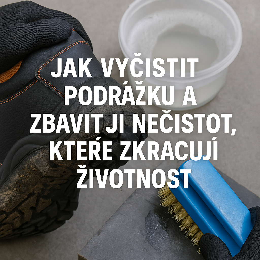 Jak vyčistit podrážku a zbavit ji nečistot, které zkracují životnost