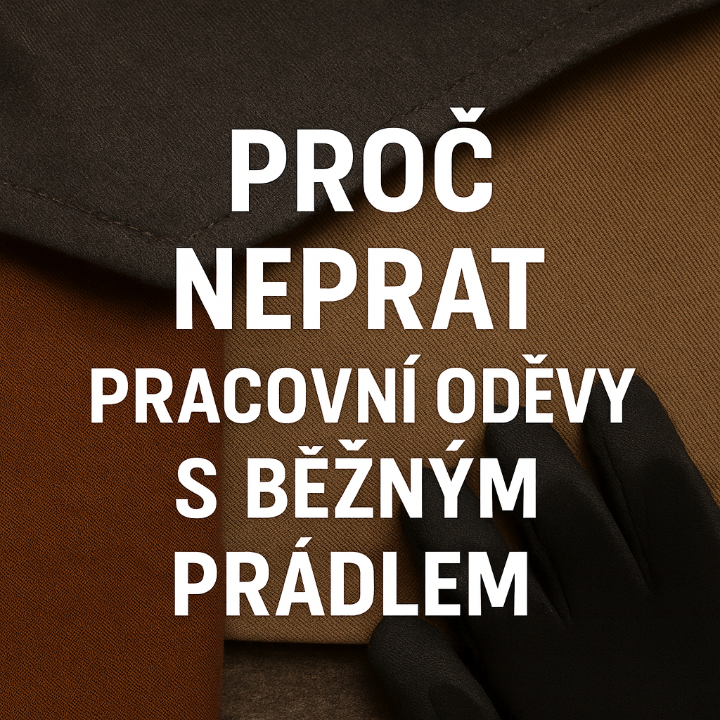 Proč neprat pracovní oděvy s běžným prádlem