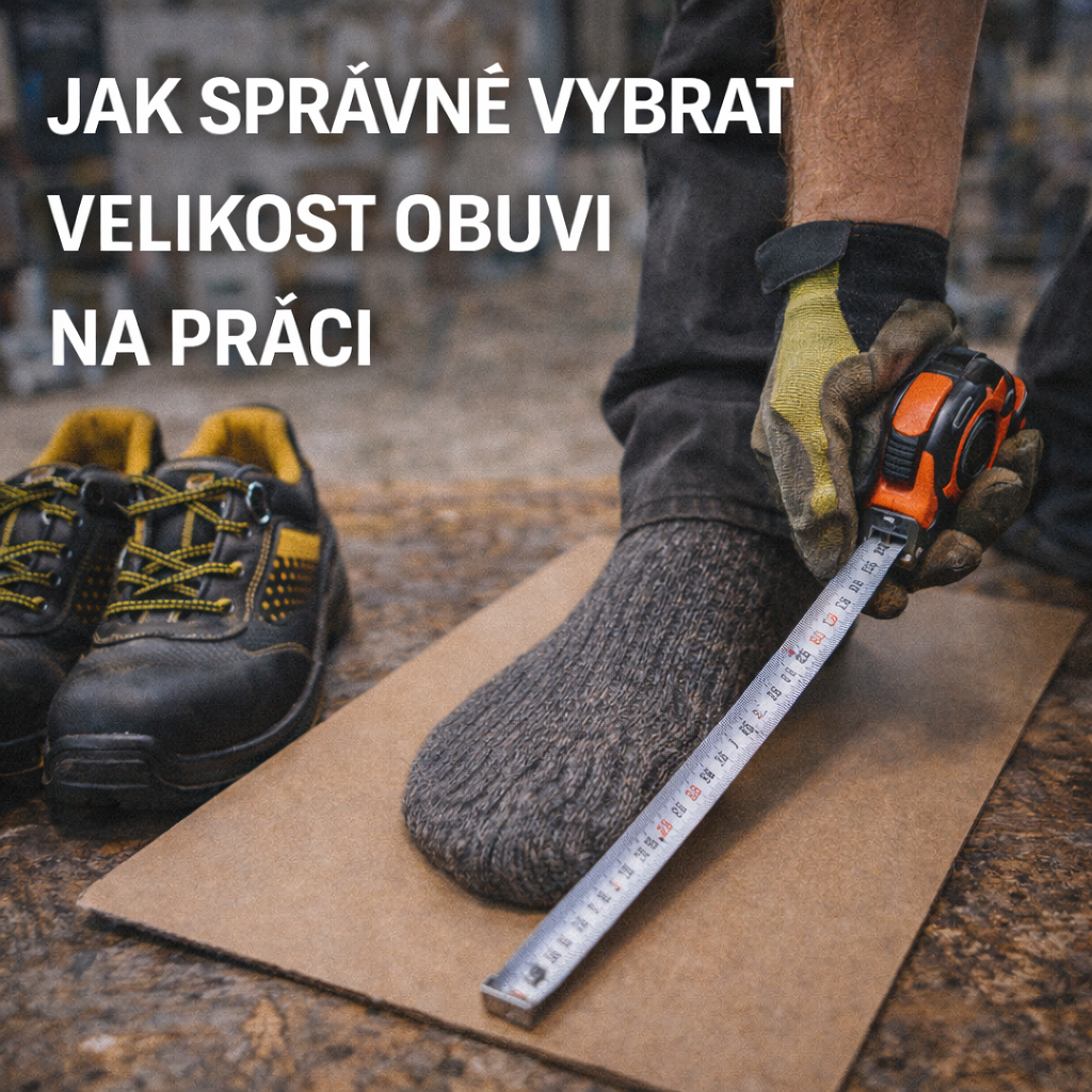 Jak správně vybrat velikost obuvi na práci