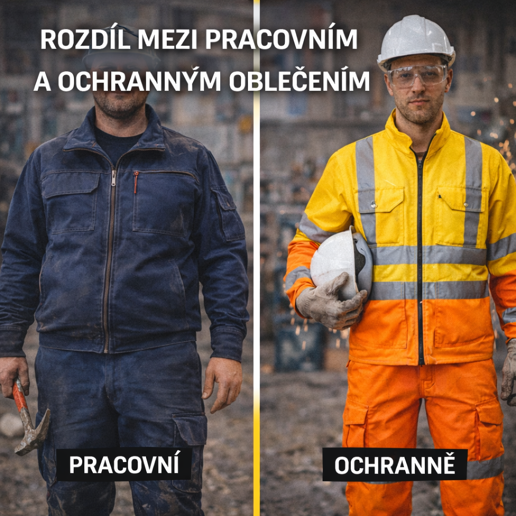 Rozdíl mezi pracovním a ochranným oblečením
