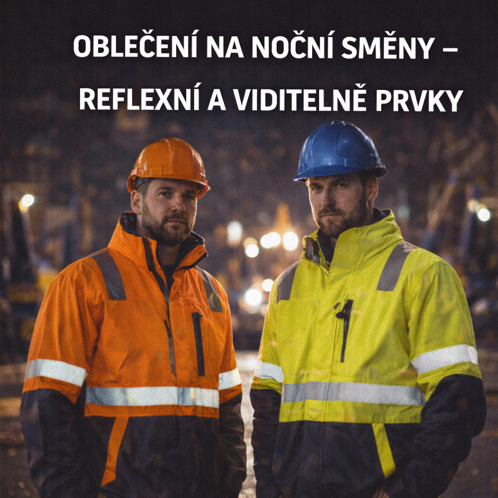 Oblečení na noční směny – reflexní a viditelné prvky