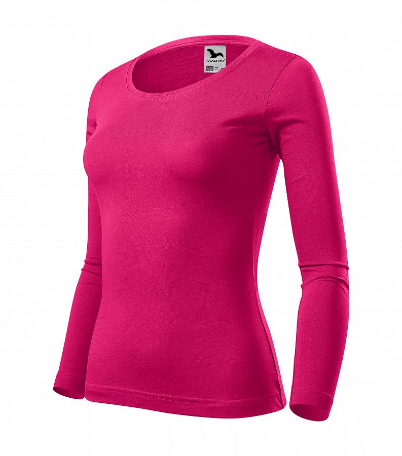 Dámské tričko FIT-T LS 169 MALINOVÁ