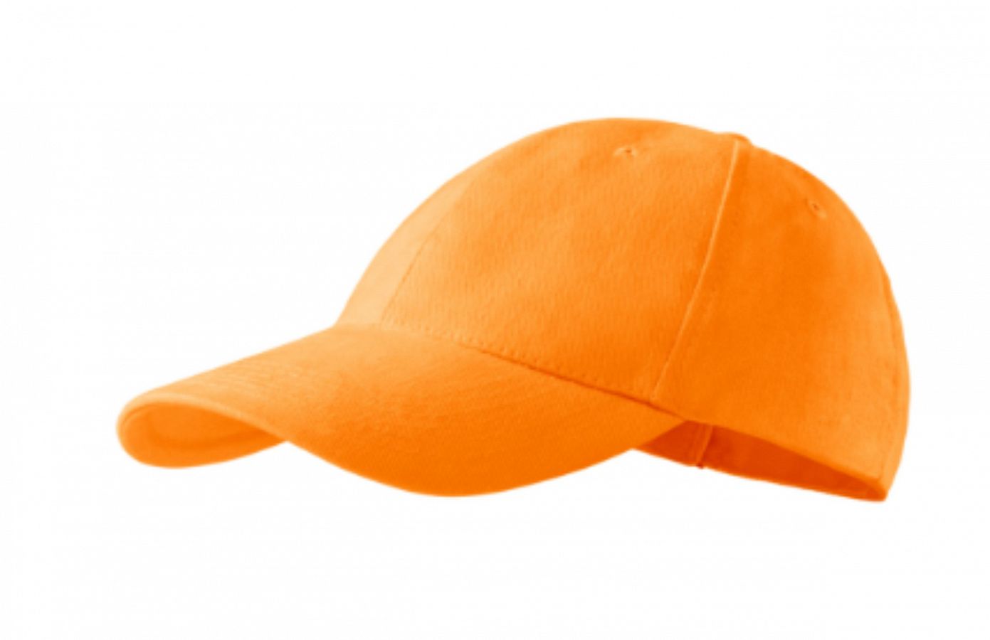 Čepice 305 6P tangerine orange/nastavitelná