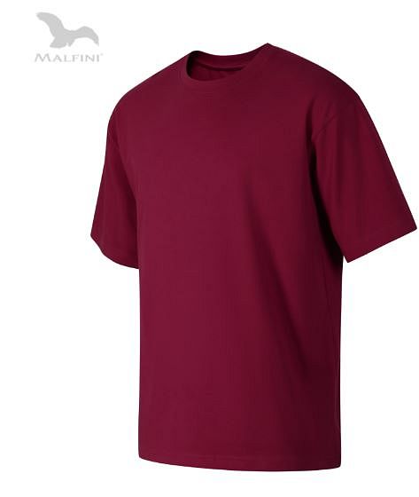 Tričko unisex oversized střih, STAGE 812, barva garnet