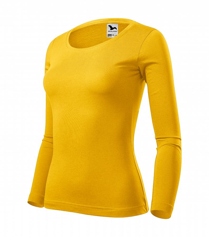 Dámské tričko FIT-T LS 169 žlutá