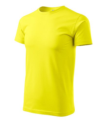 Tričko BASIC 129 citronová