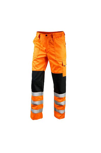 Pán. kalhoty do pásku ARMATIC - VISION EN20471, refl. oranžovo černá komb.
