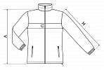 Mikina fleece dámská mátová 504 vel. XL - Obrázek (2)