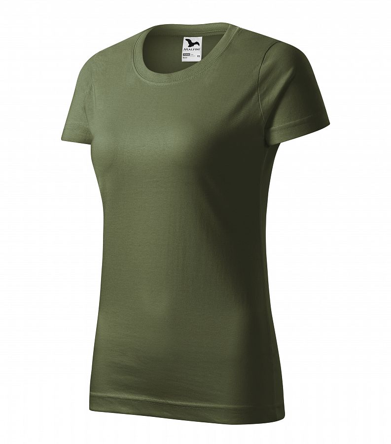 Tričko dámské BASIC 134 khaki vel. S - Obrázek Tričko dámské BASIC 134 khaki vel. S - Obrázek
