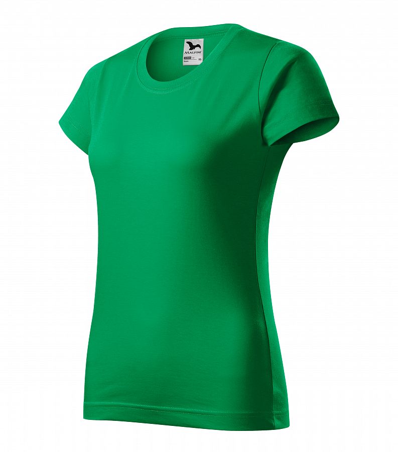Tričko dámské BASIC 134 středně zelená vel. XL - Obrázek Tričko dámské BASIC 134 středně zelená vel. XL - Obrázek