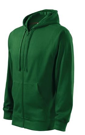 Mikina pánská 410 Trendy Zipper lahvově zelená