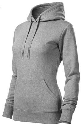 Mikina CAPE 414 dámská tmavě šedý melír