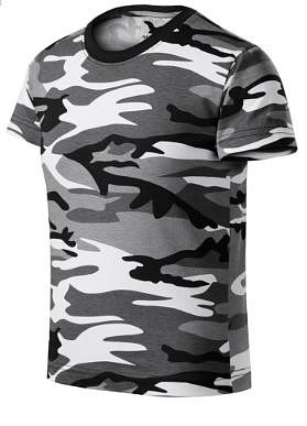 Tričko 149 dětské camouflage gray