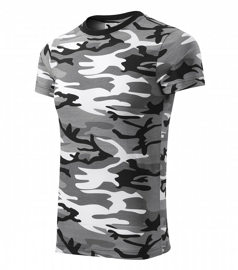 Tričko krátký rukáv 144 Camouflage (maskáč) gray