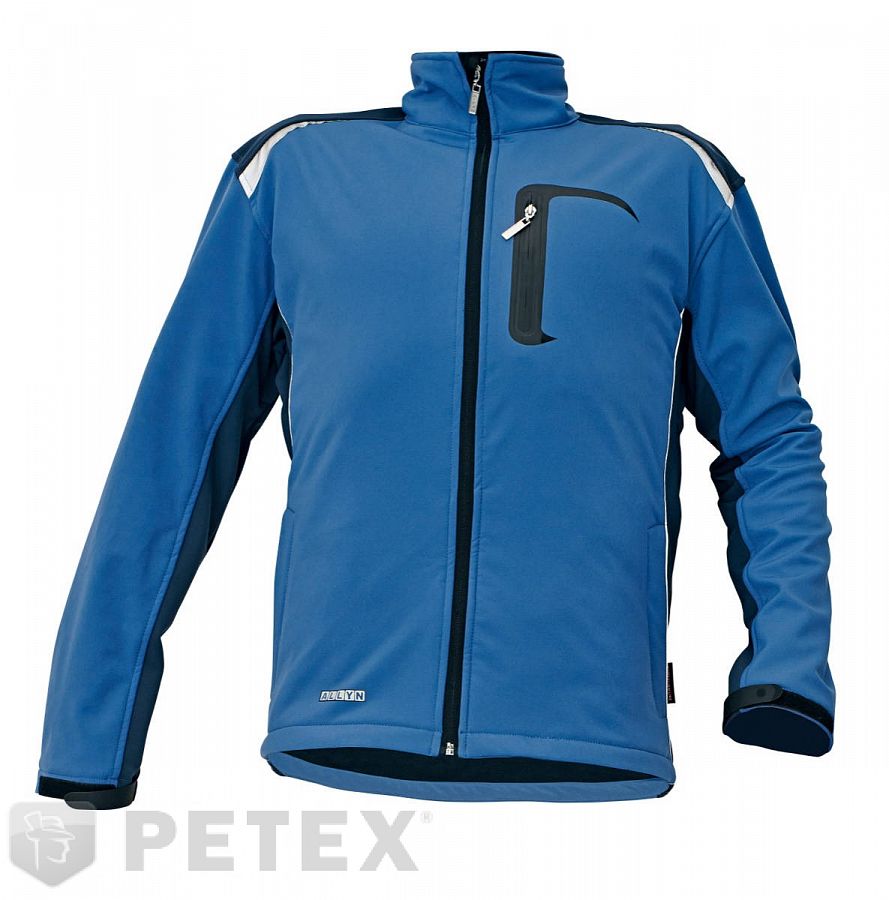 Allyn softshell bunda modrá vel. S - Obrázek Allyn softshell bunda modrá vel. S - Obrázek