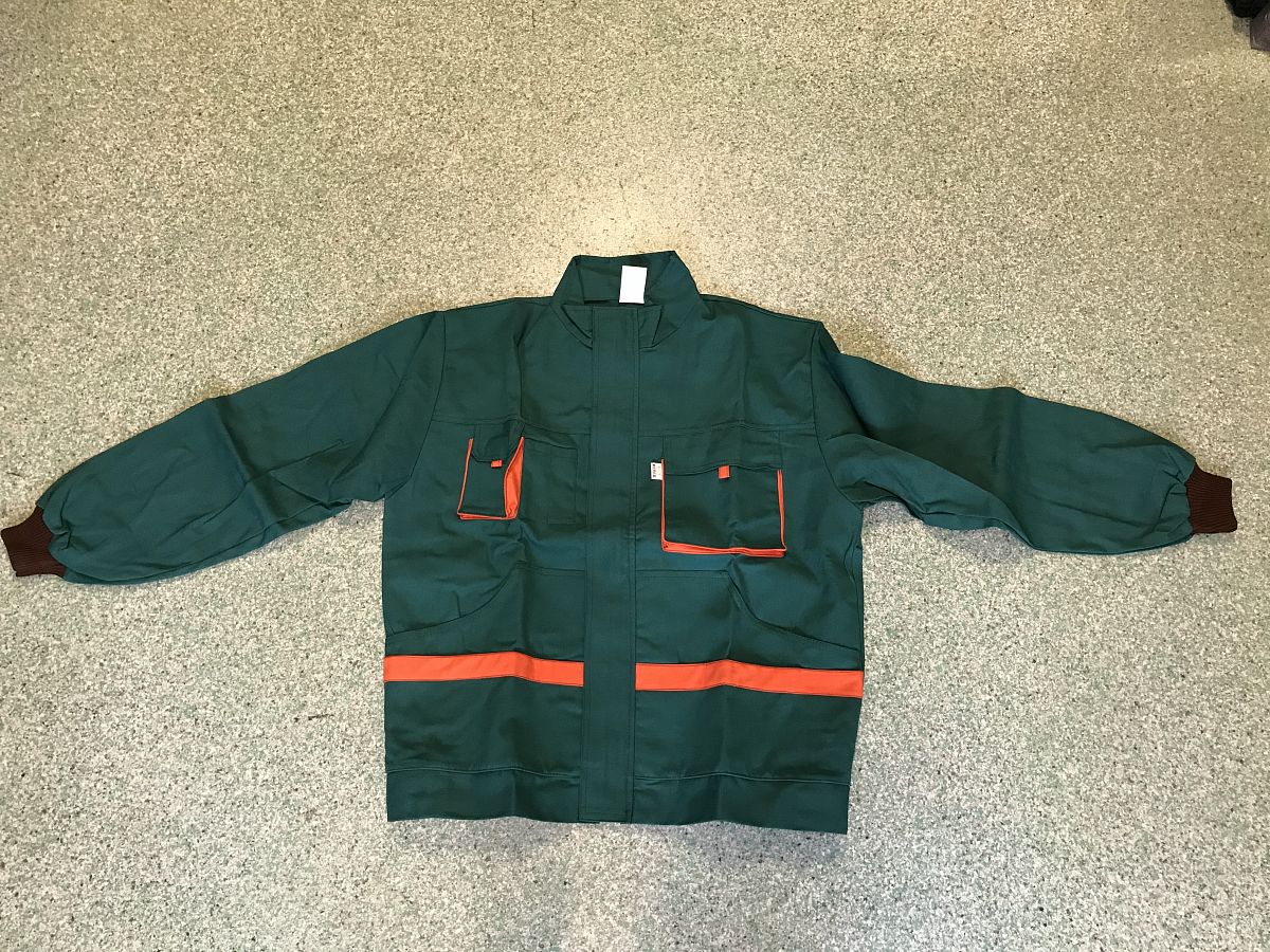 Pán.bunda pracovní do pasu MECHANIC I. zeleno/oranžová vel. 52 - Obrázek Pán.bunda pracovní do pasu MECHANIC I. zeleno/oranžová vel. 52 - Obrázek