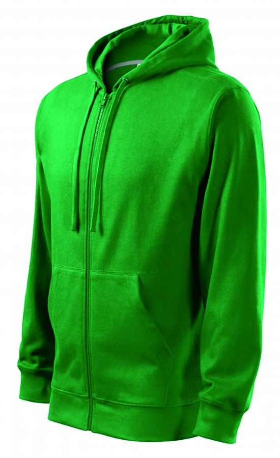 Mikina pánská 410 Trendy Zipper středně zelená