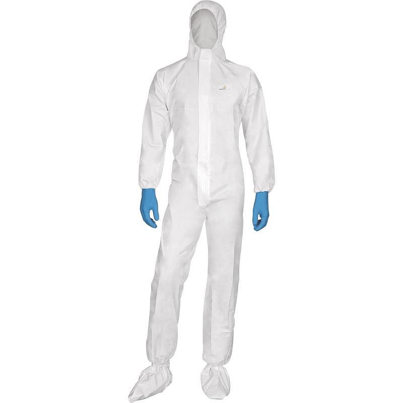 Ochranný overal DT115/bílý DELTATEX 5000 vel. XL - Obrázek Ochranný overal DT115/bílý DELTATEX 5000 vel. XL - Obrázek