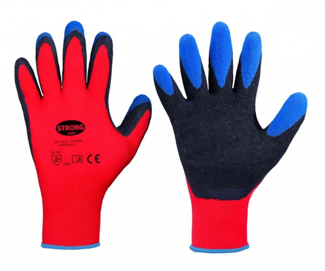 Rukavice Tipgrip latex vel. 8 - Obrázek Rukavice Tipgrip latex vel. 8 - Obrázek