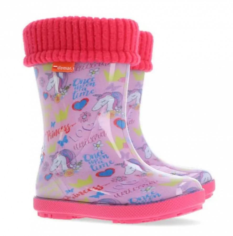 HAWAI LUX PRINT 0048  zateplené holínky jednorožec vel.20-21 - Obrázek HAWAI LUX PRINT 0048  zateplené holínky jednorožec vel.20-21 - Obrázek