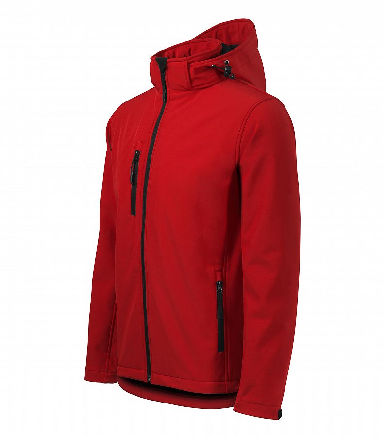 Pánská bunda softshellový Performance 522 s kapucí červená