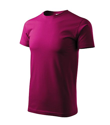 Tričko BASIC 129 fuchsia vel. XL - Obrázek Tričko BASIC 129 fuchsia vel. XL - Obrázek