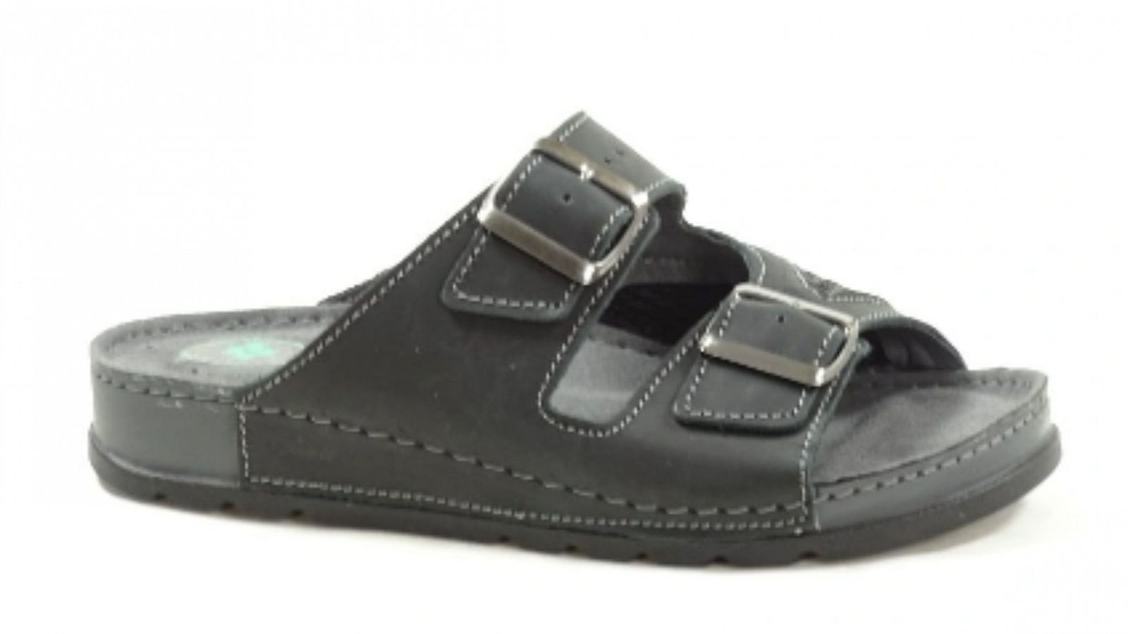 Obuv N/211/1/60/CP ČERNÁ dámský vych. pantofel vel. 40 - Obrázek Obuv N/211/1/60/CP ČERNÁ dámský vych. pantofel vel. 40 - Obrázek