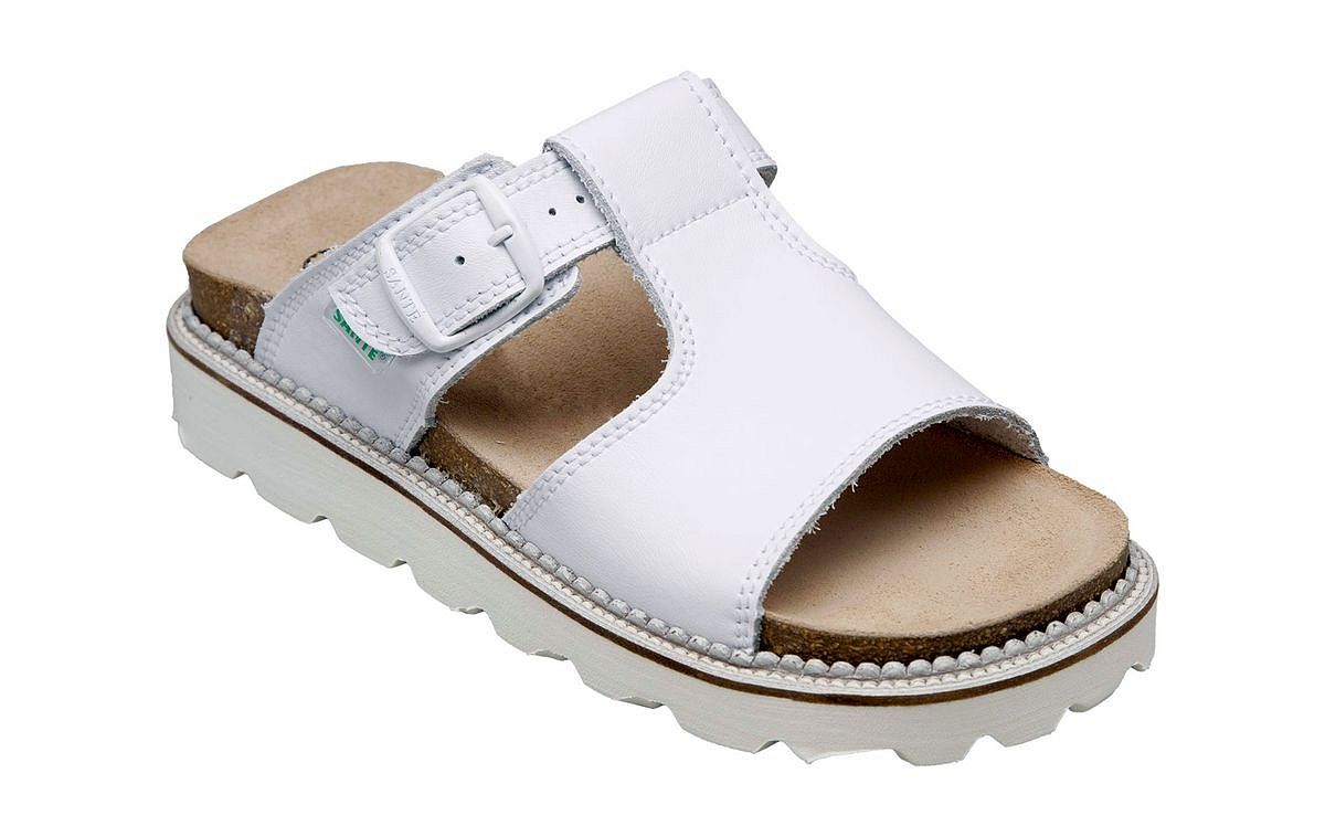 Obuv  N/560/11/10 dámský pantofel BÍLÁ vel. 41 - Obrázek Obuv  N/560/11/10 dámský pantofel BÍLÁ vel. 41 - Obrázek