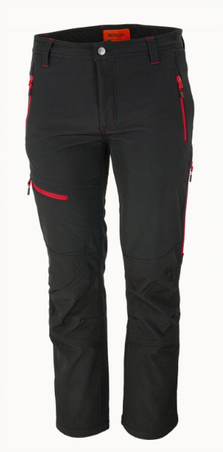 Kalhoty FORCE black/red vel. 52 - Obrázek Kalhoty FORCE black/red vel. 52 - Obrázek