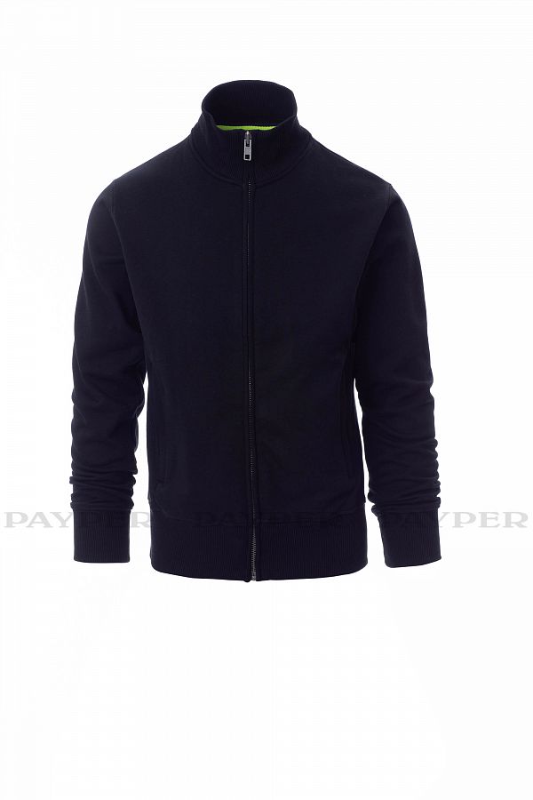 Pánská mikina s kov. zipem CLASS+ 14000, černá,  vel. 2XL - Obrázek Pánská mikina s kov. zipem CLASS+ 14000, černá,  vel. 2XL - Obrázek