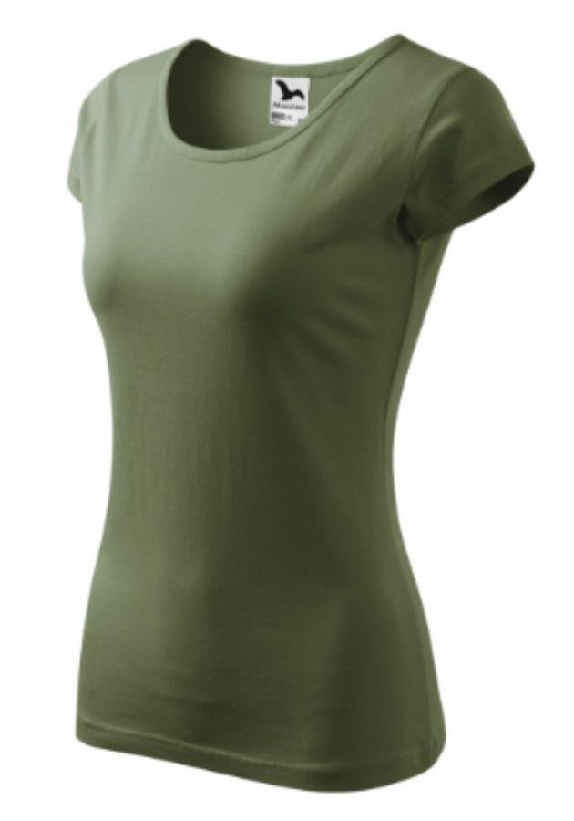 Tričko dámské PURE 122 khaki vel. XL - Obrázek Tričko dámské PURE 122 khaki vel. XL - Obrázek