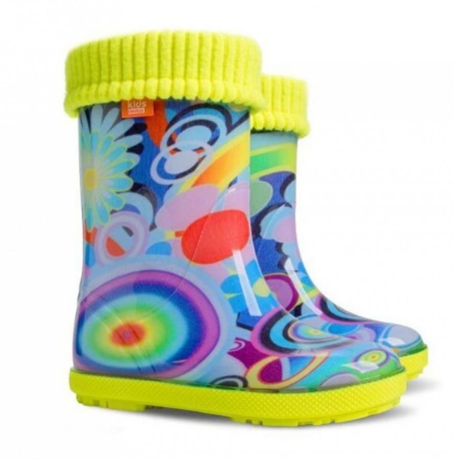 HAWAI LUX EXCLUSIVE 0449  zateplené holínky EC rainbow vel. 30-31 - Obrázek HAWAI LUX EXCLUSIVE 0449  zateplené holínky EC rainbow vel. 30-31 - Obrázek