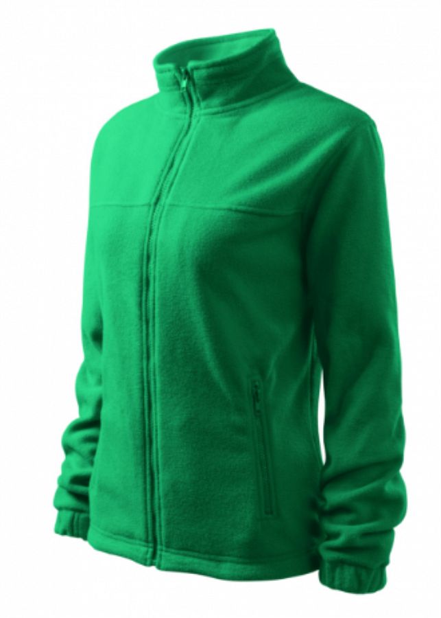 Mikina fleece dámská středně zelená 504 vel. L - Obrázek Mikina fleece dámská středně zelená 504 vel. L - Obrázek
