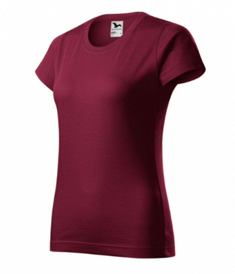 Tričko dámské BASIC 134 garnet vel. XL - Obrázek Tričko dámské BASIC 134 garnet vel. XL - Obrázek