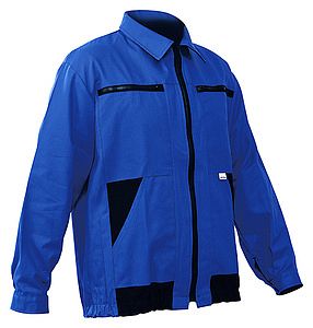 Montérková bunda zapínání na knoflíky/zip
