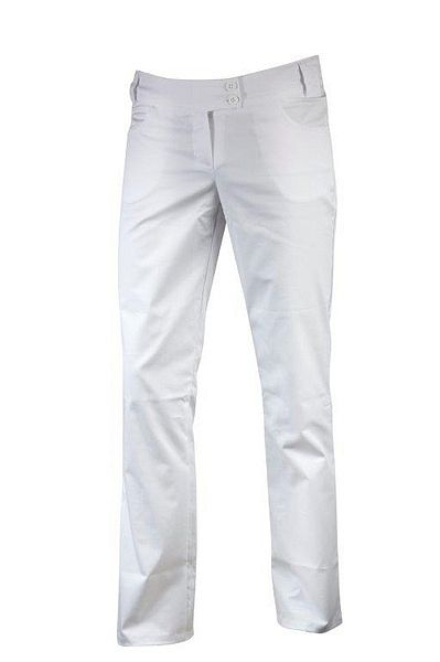 Dám.lékař. kalhoty bílé bokovky elastické vel. 50 prodl.  - Obrázek Dám.lékař. kalhoty bílé bokovky elastické vel. 50 prodl.  - Obrázek