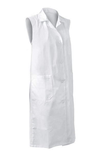 Dám.plášť bílý bez rukávů vel. 50 - Obrázek Dám.plášť bílý bez rukávů vel. 50 - Obrázek