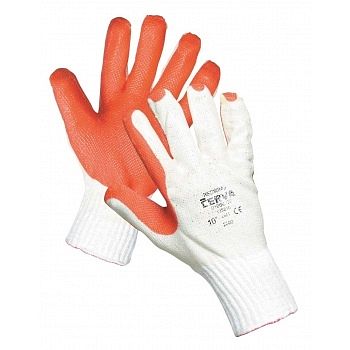 Rukavice Prevent Redwing 123210 silná vrstva latexu na dlani