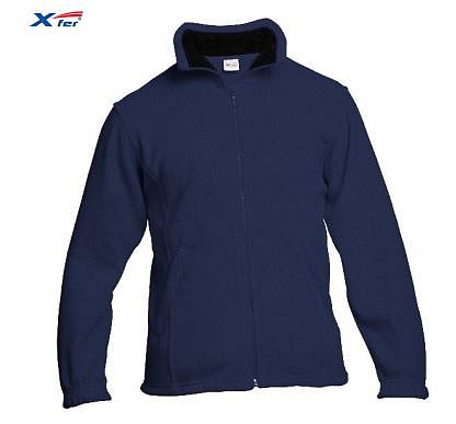 Mikina fleece tm.modro/černá