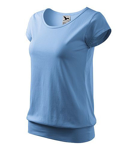 Tričko dámské CITY 120 nebesky modrá vel. S - Obrázek Tričko dámské CITY 120 nebesky modrá vel. S - Obrázek