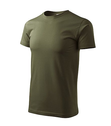 Tričko BASIC 129 military vel. M - Obrázek Tričko BASIC 129 military vel. M - Obrázek