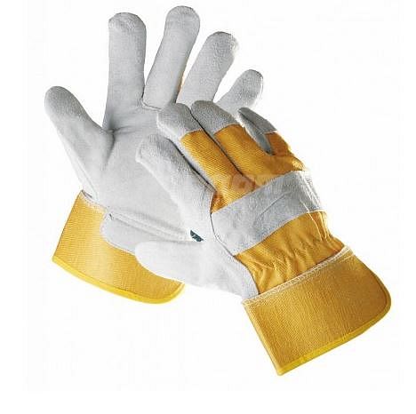 Rukavice EIDER 106922-10 dlaň ho a vyztuž.manžeta žluté