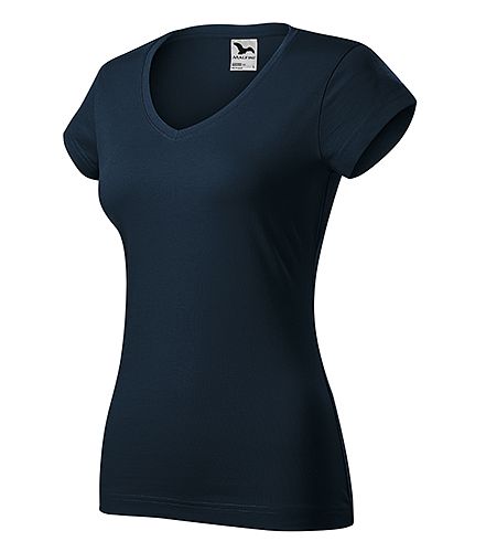 Tričko 162 Fit V-neck dám. námořní modrá