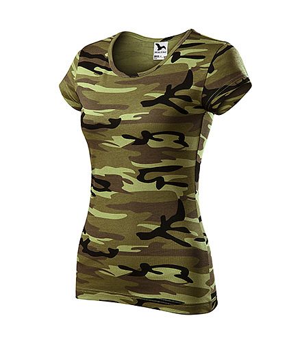 Tričko dámské CAMO PURE C22 green vel. XXL - Obrázek Tričko dámské CAMO PURE C22 green vel. XXL - Obrázek