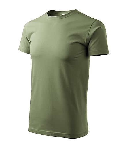 Tričko BASIC 129 khaki