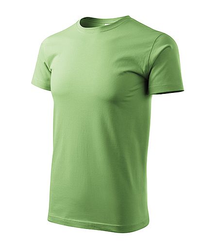 Tričko BASIC 129 trávově zelená vel. S - Obrázek Tričko BASIC 129 trávově zelená vel. S - Obrázek